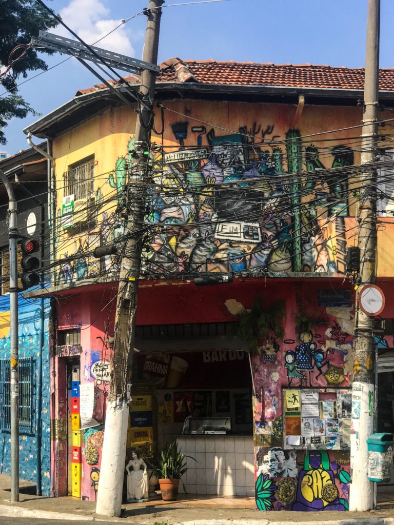 Brésil Brazil Sao Paolo Vila Madalena street art
